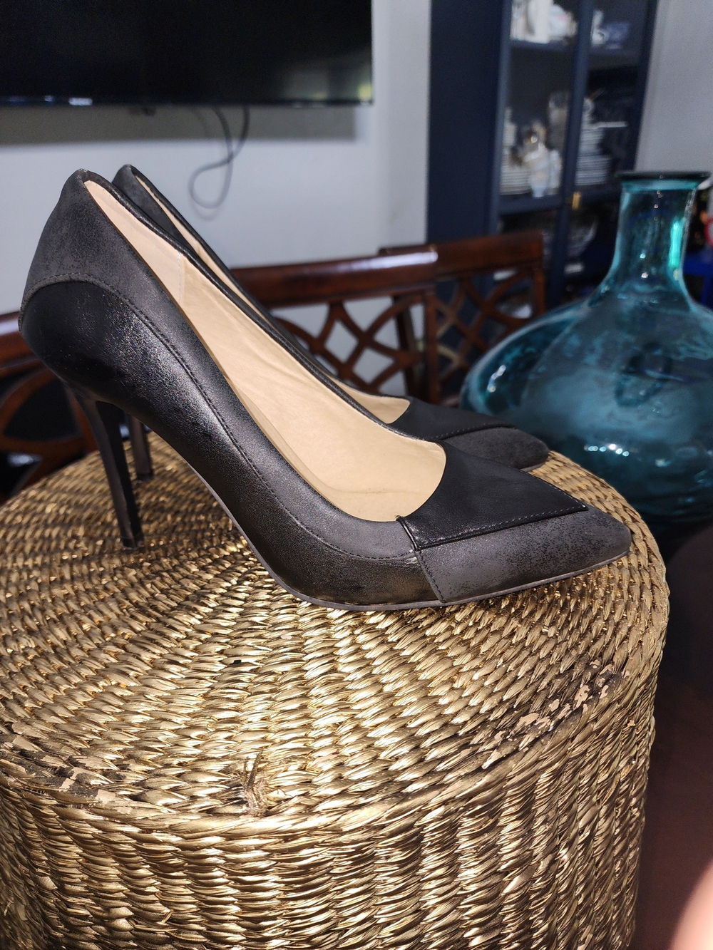 Classic Black Pointed-Toe Women's High Heels